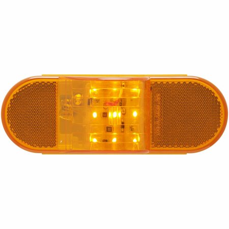 OPTRONICS 10-Led 6in. Yellow E2-Rated Mid-Ship Turn Signal And Intermediate Marker Light STL75AB